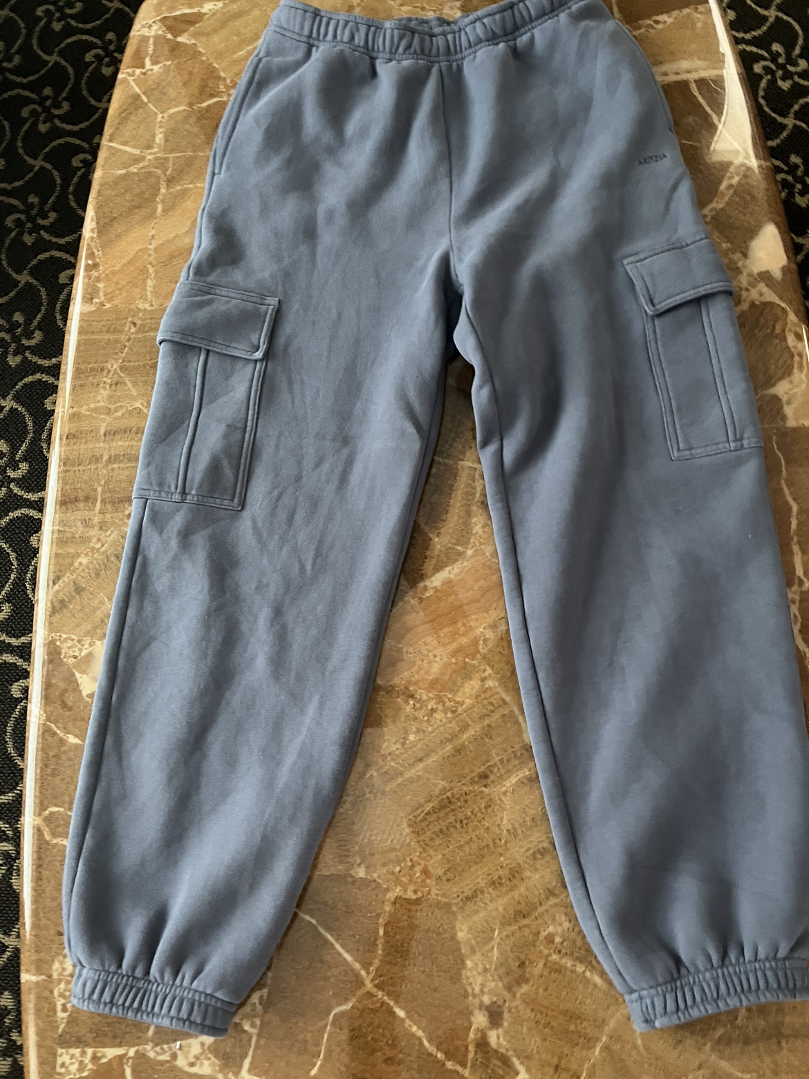 Aritizia  Blue Cargo Sweatpants