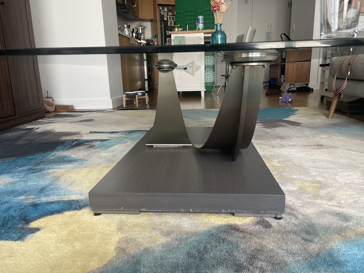 Glass Coffee Table and End table - photo 3
