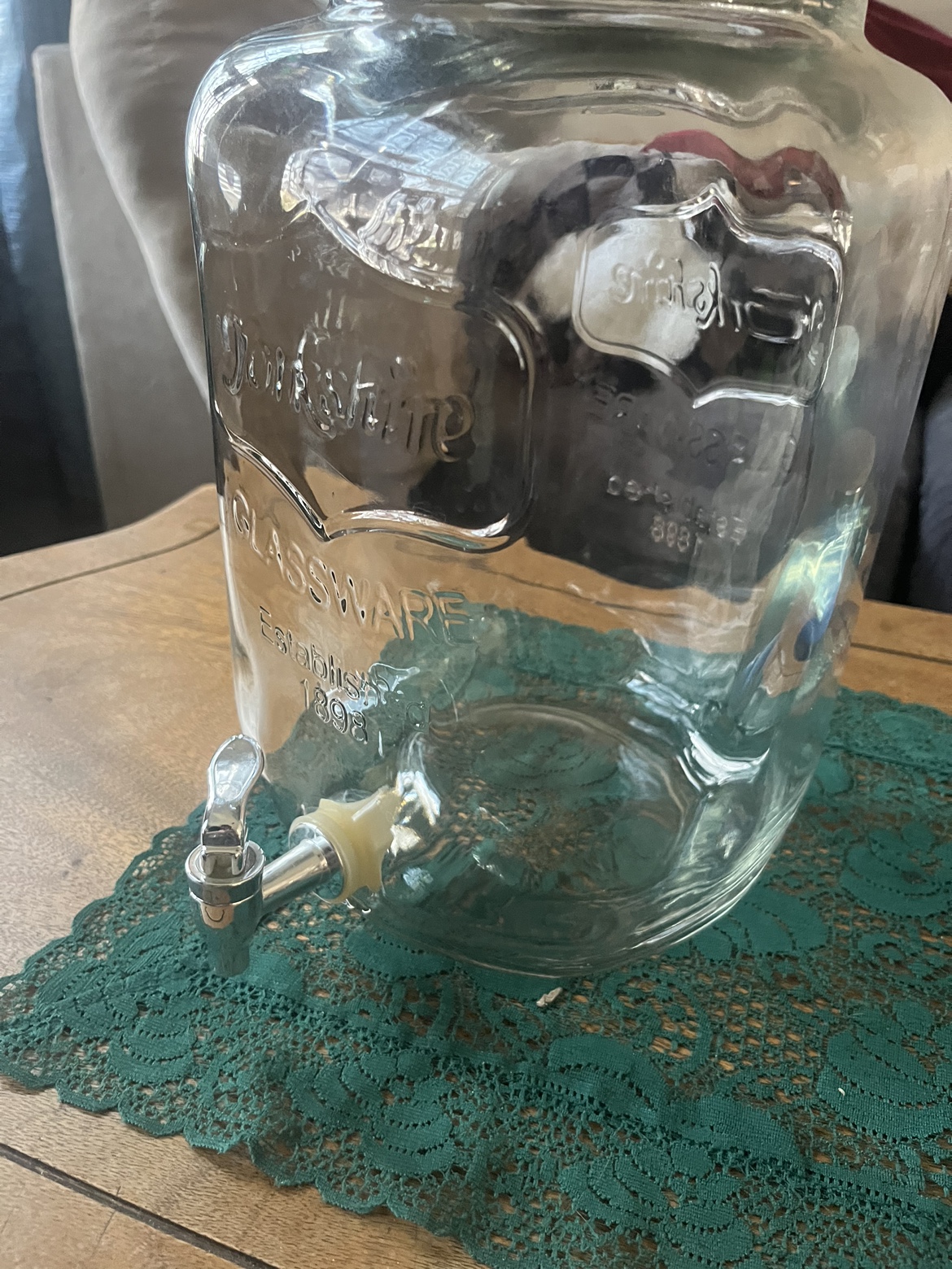 Glass Beverage Drink Dispenser