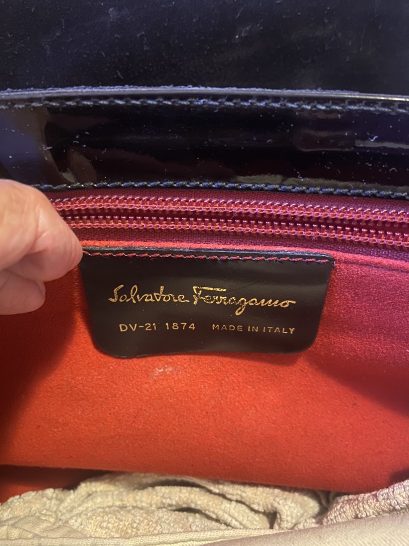 Salvatore Ferragamo  suede authentic bag image indicator(4)