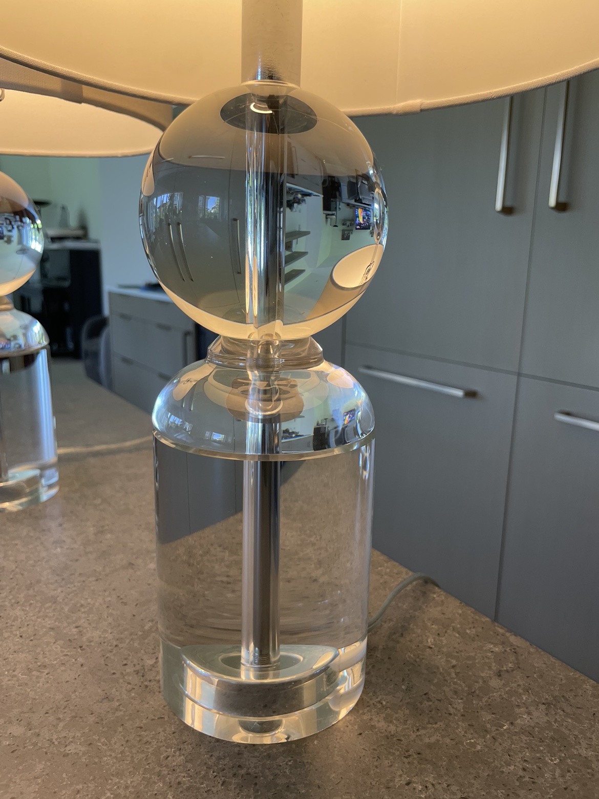 Crystal Table Lamp x 2 - photo 5