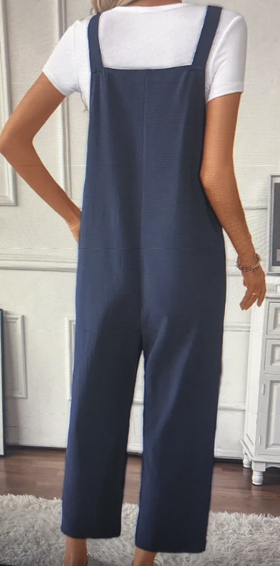 Women's navy blue Jumpsuit image indicator(2)