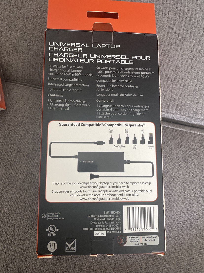 Blackweb Universal Laptop Charger - photo 3