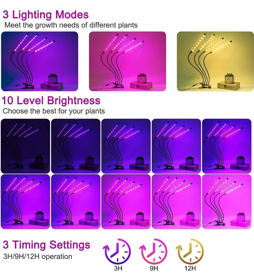 4-Head Grow Light - photo 4