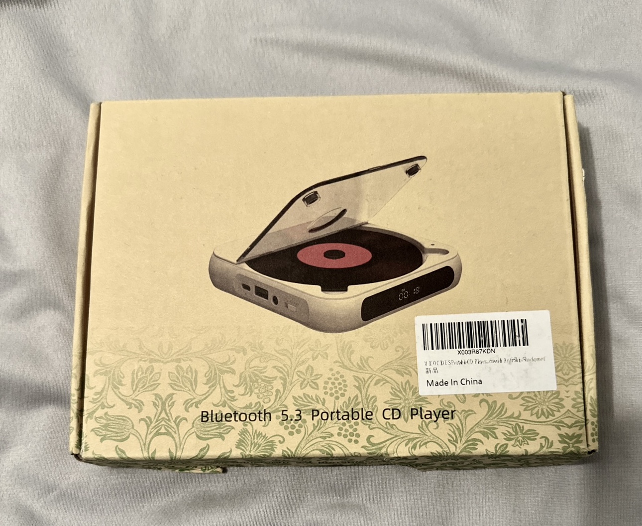Bluetooth - CD Player Portable, Personal Walkman - (Brand New) thumbnail