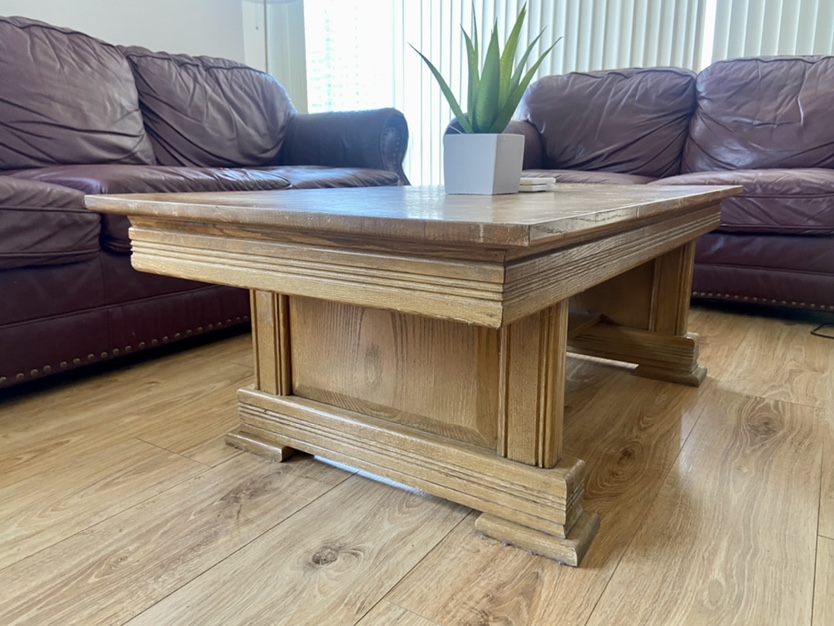 Solid Oak Coffee Table