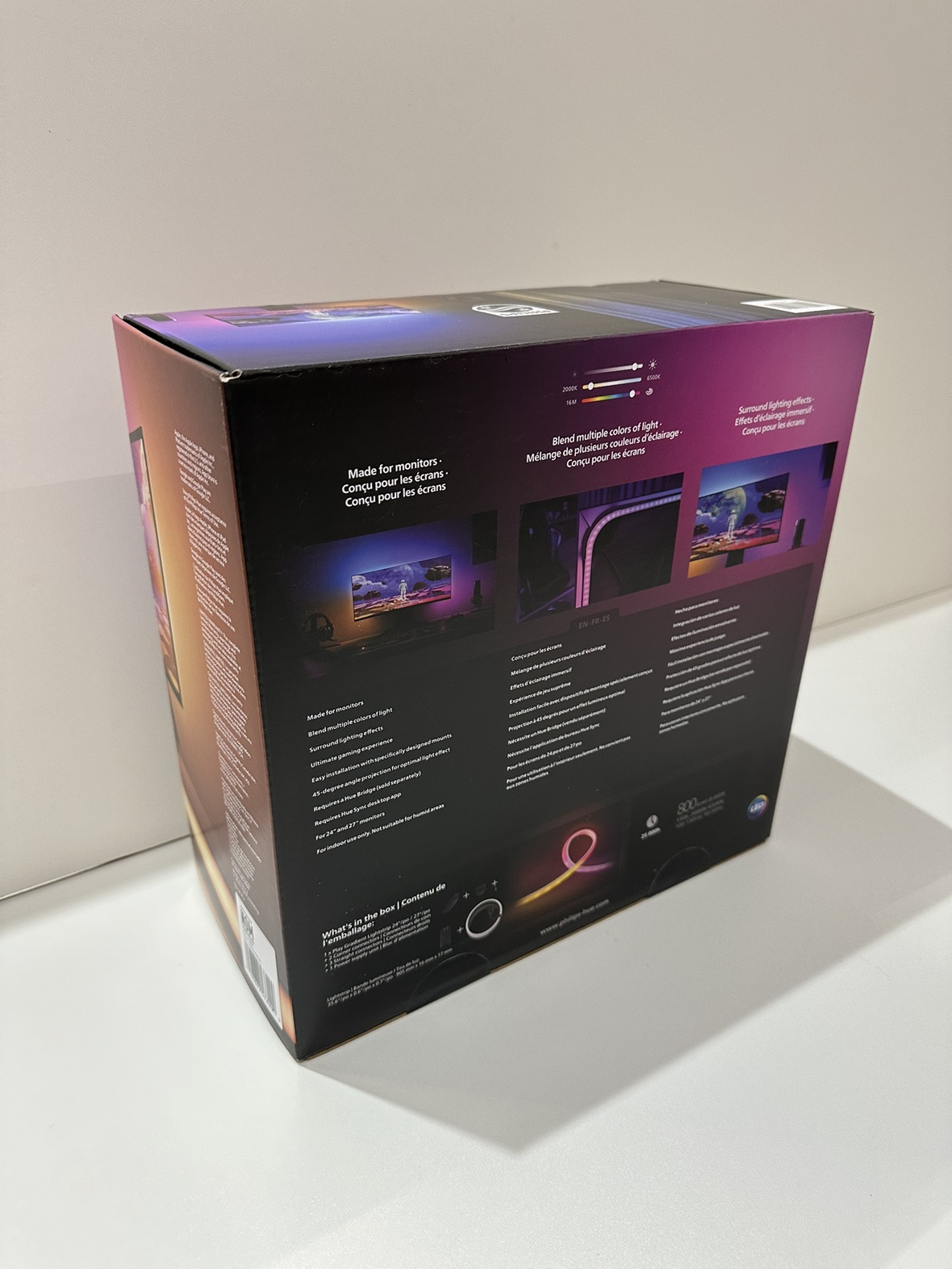 Philips Hue Play Gradient Lightstrip for PC, 24-27”, sealed - photo 2