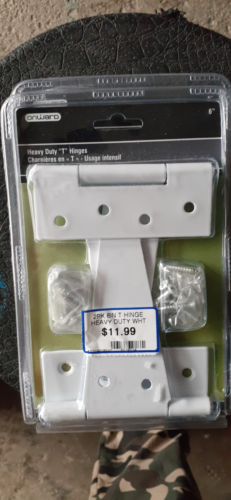 2 Pack 6" Heavy Duty T Hinges