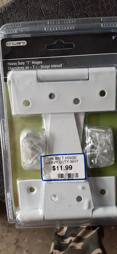 2 Pack 6" Heavy Duty T Hinges - photo 2