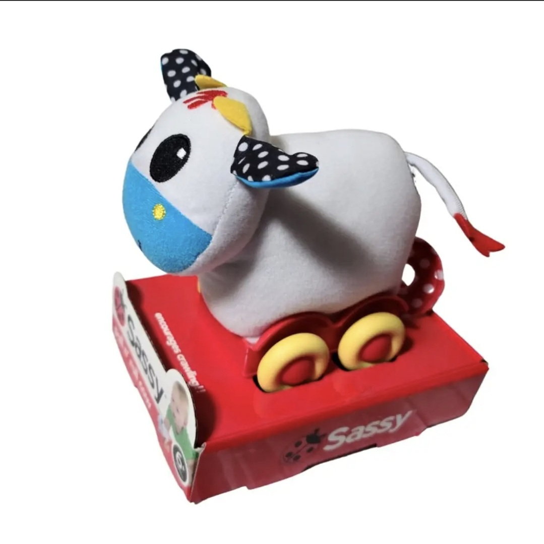 Sassy Kids Pull and Roll Cow Toy image indicator(3)