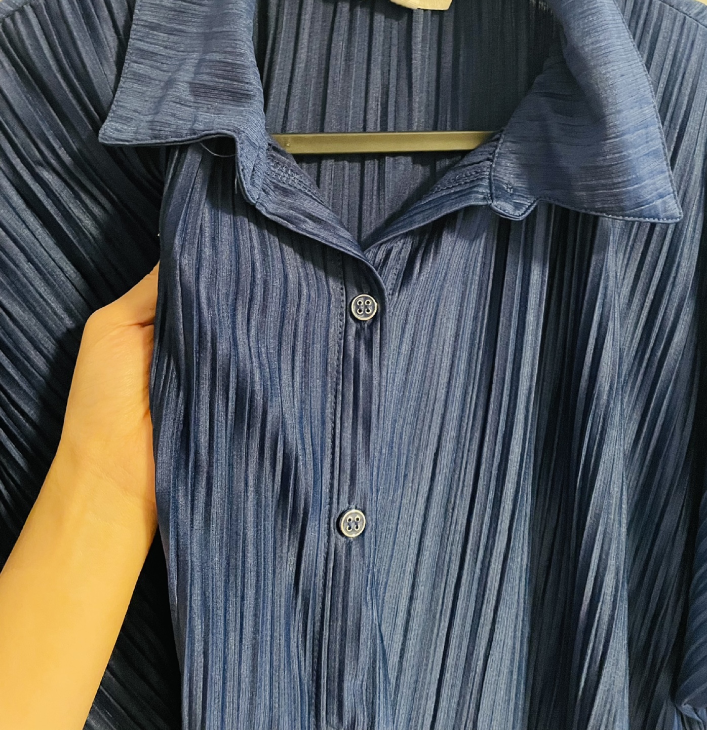 Elegant Blue Blouse image indicator(2)