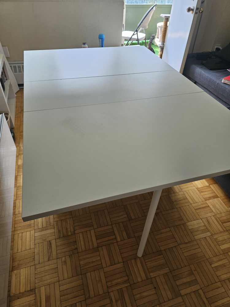 IKEA white foldable table - photo 3
