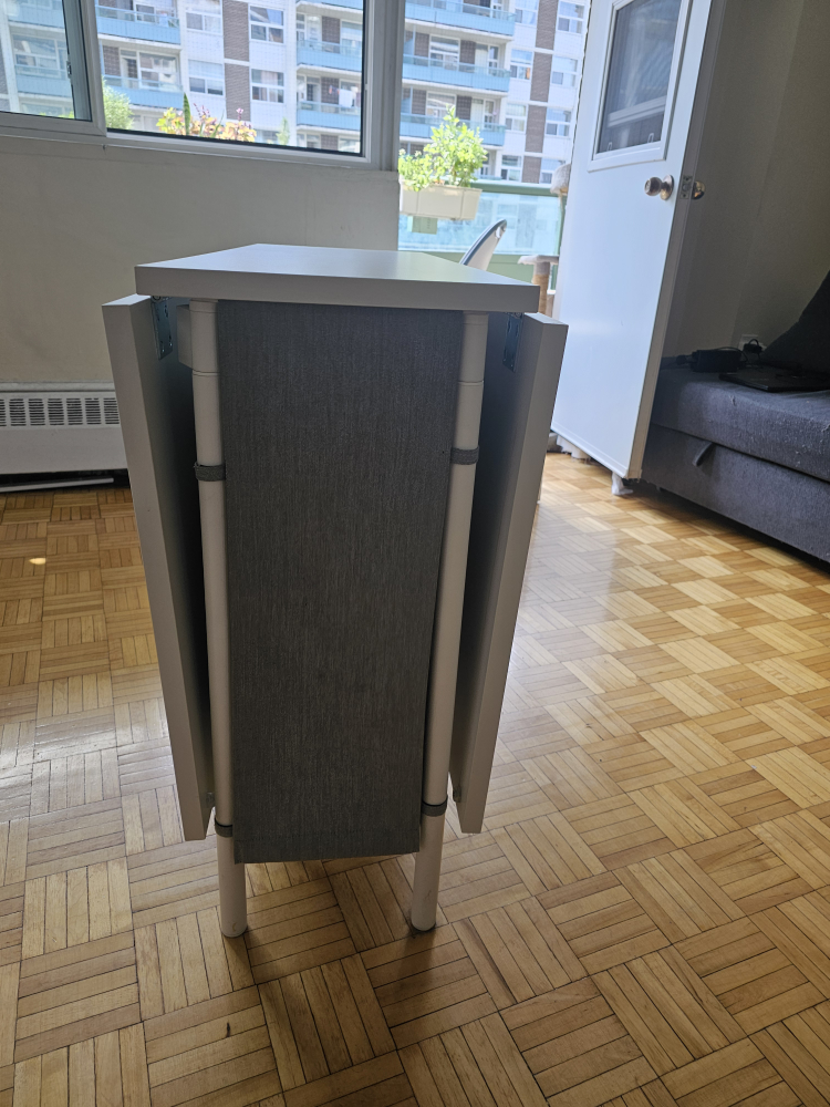 IKEA white foldable table - photo 5