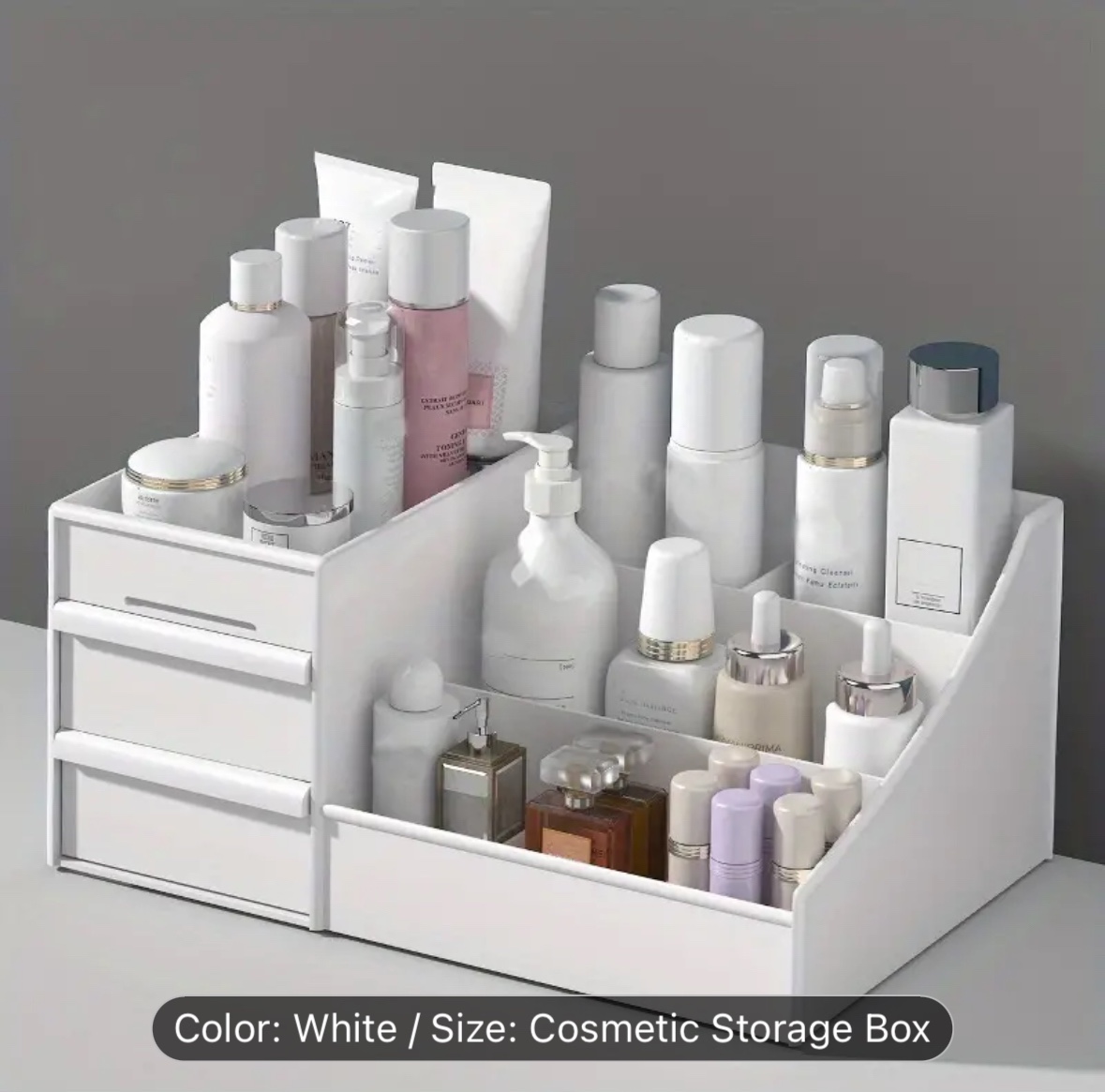 Skincare organizer