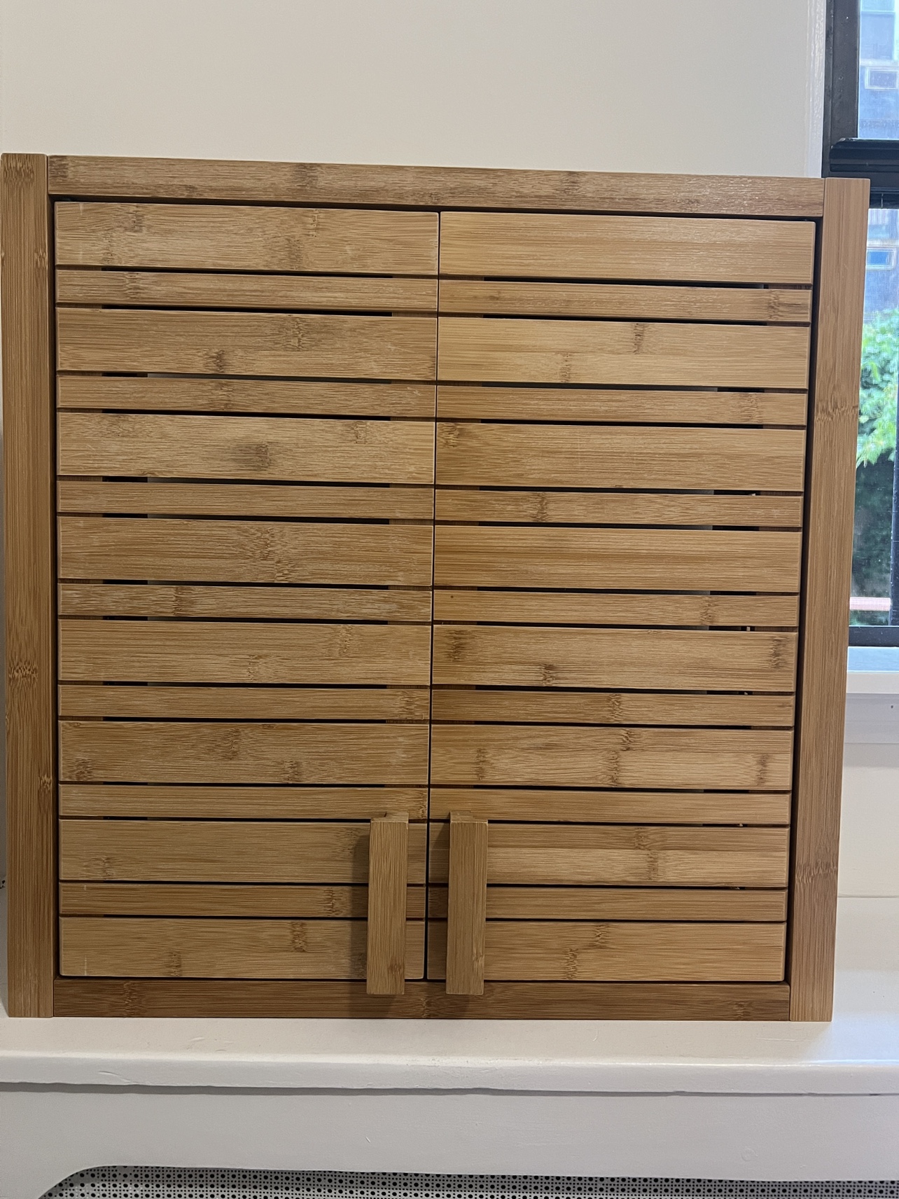 Bamboo Wall Cabinet