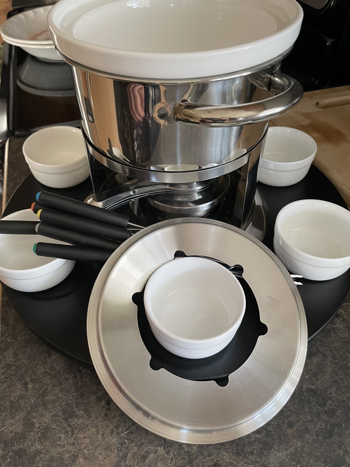 Fondue pot with accessories - photo 4