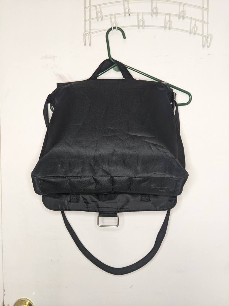 Ed Hardy Death Before Dishonor Y2K Black Messenger Bag Vintage image indicator(2)