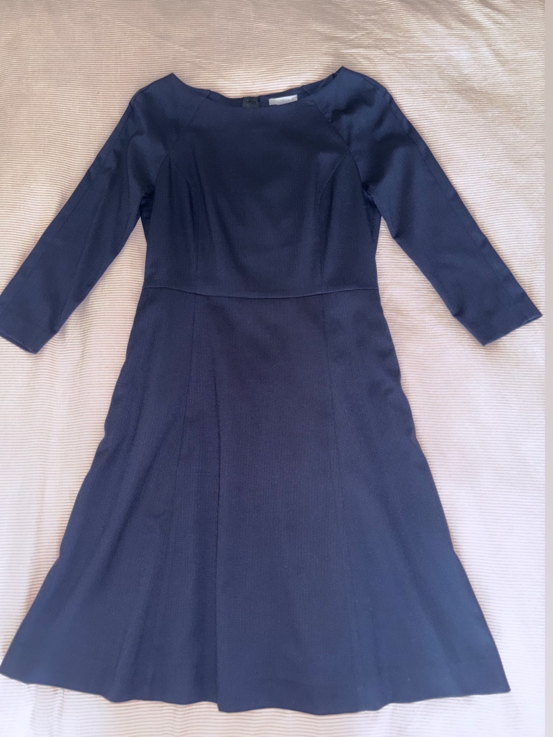 Navy Blue long sleeve Dress thumbnail
