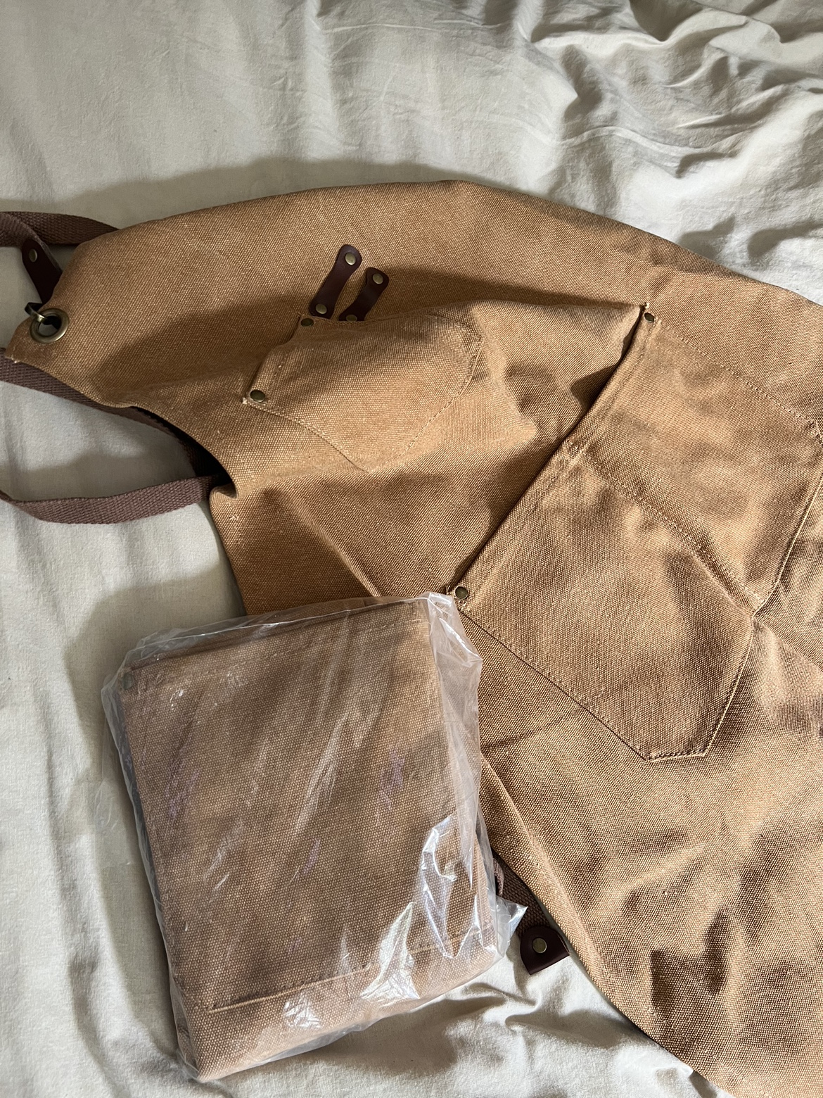 Chefs Apron x2, Brown