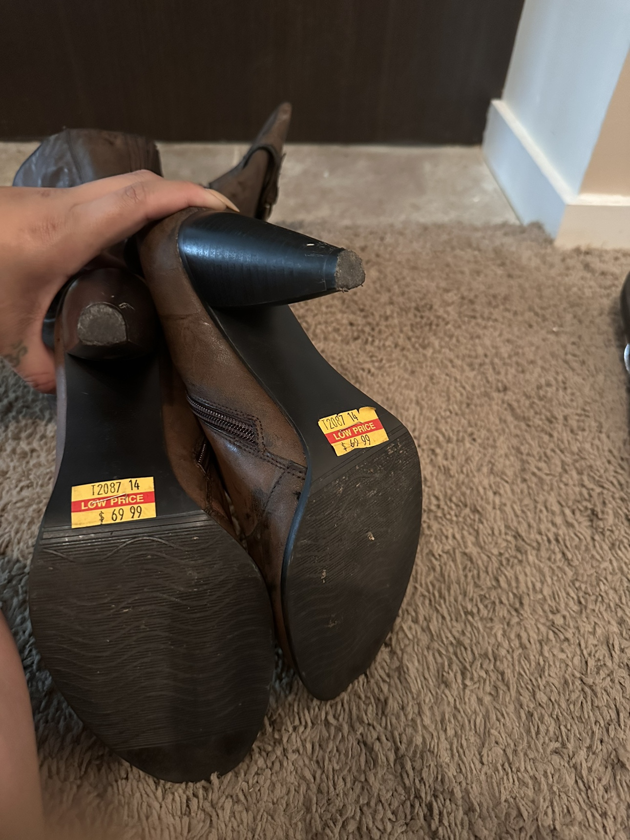 Brown Leather Boots - photo 2