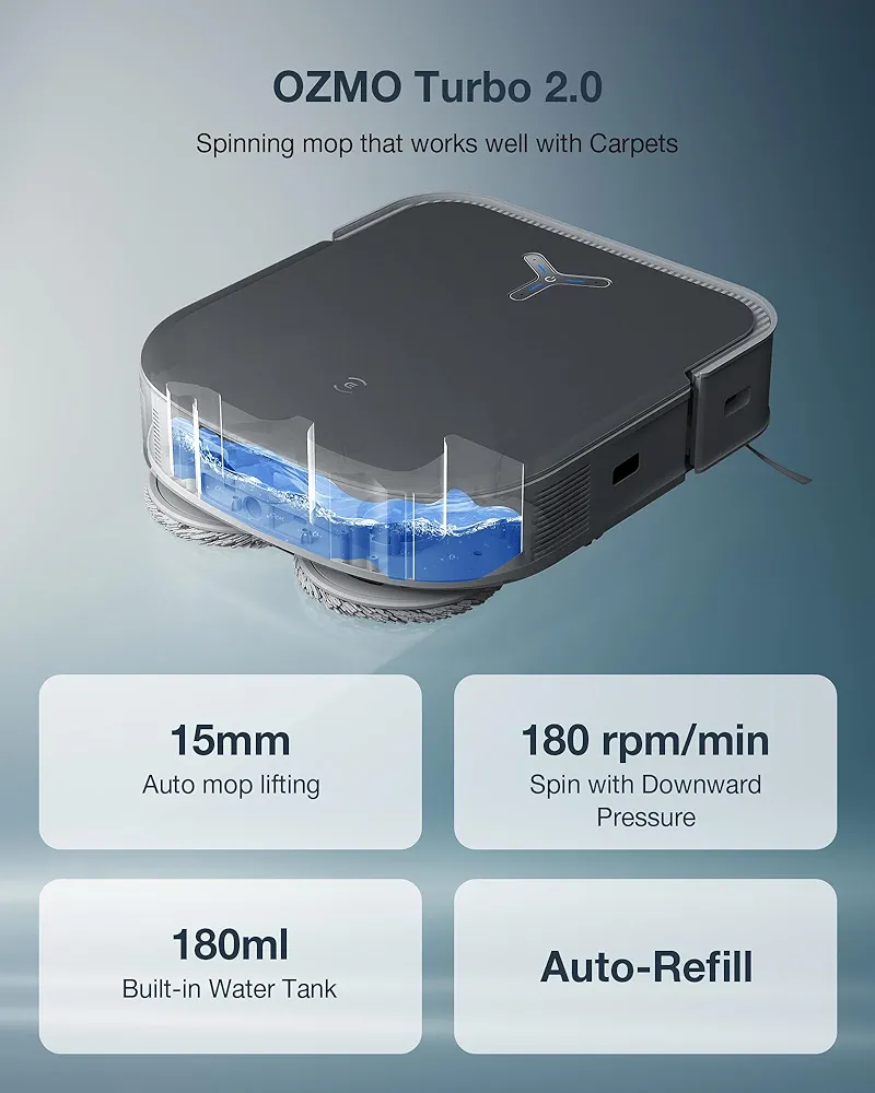 DEEBOT X2 OMNI Robot Vacuum and Mop image indicator(5)