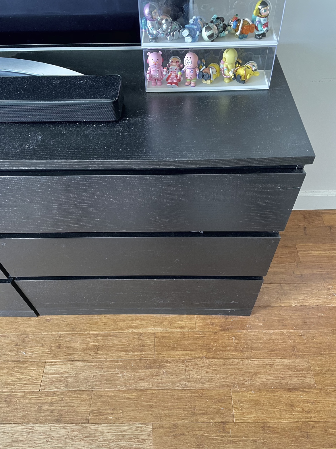 MALM 3 drawer chest in black - photo 2