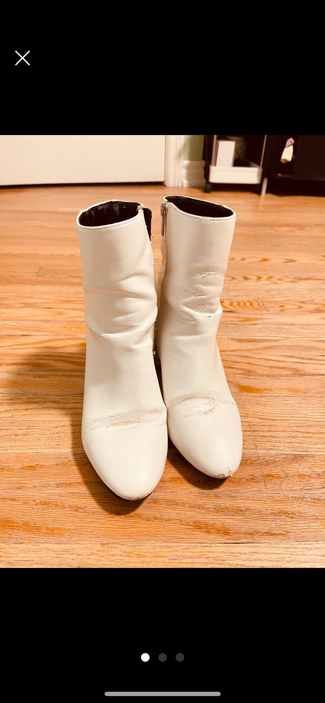 White Ankle Boots thumbnail