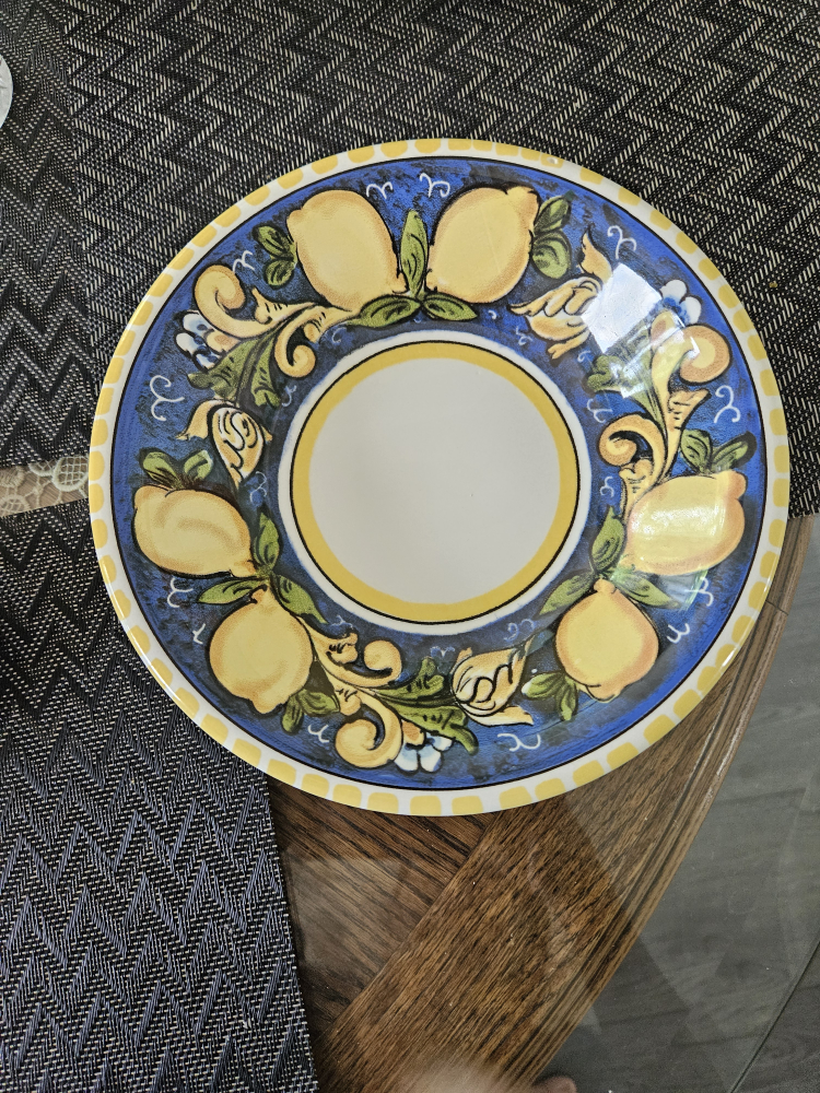 Lemon Design Dinner Plate and Bowl Set image indicator(3)