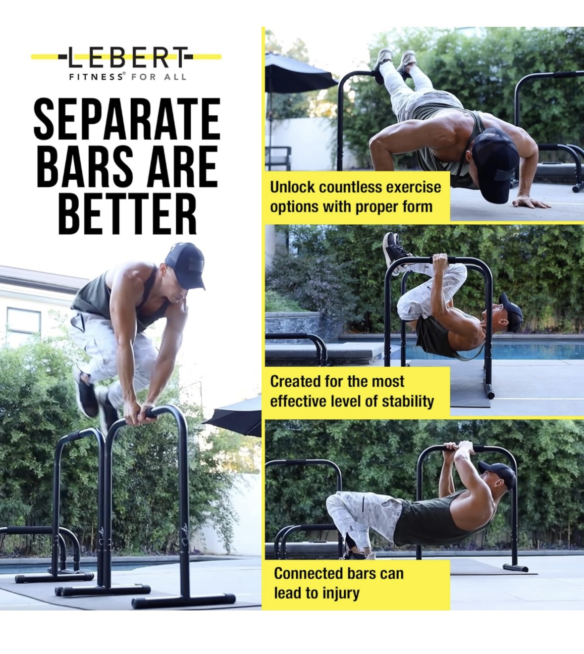 Lebert Dip Bars - versatile body weight workout - photo 4