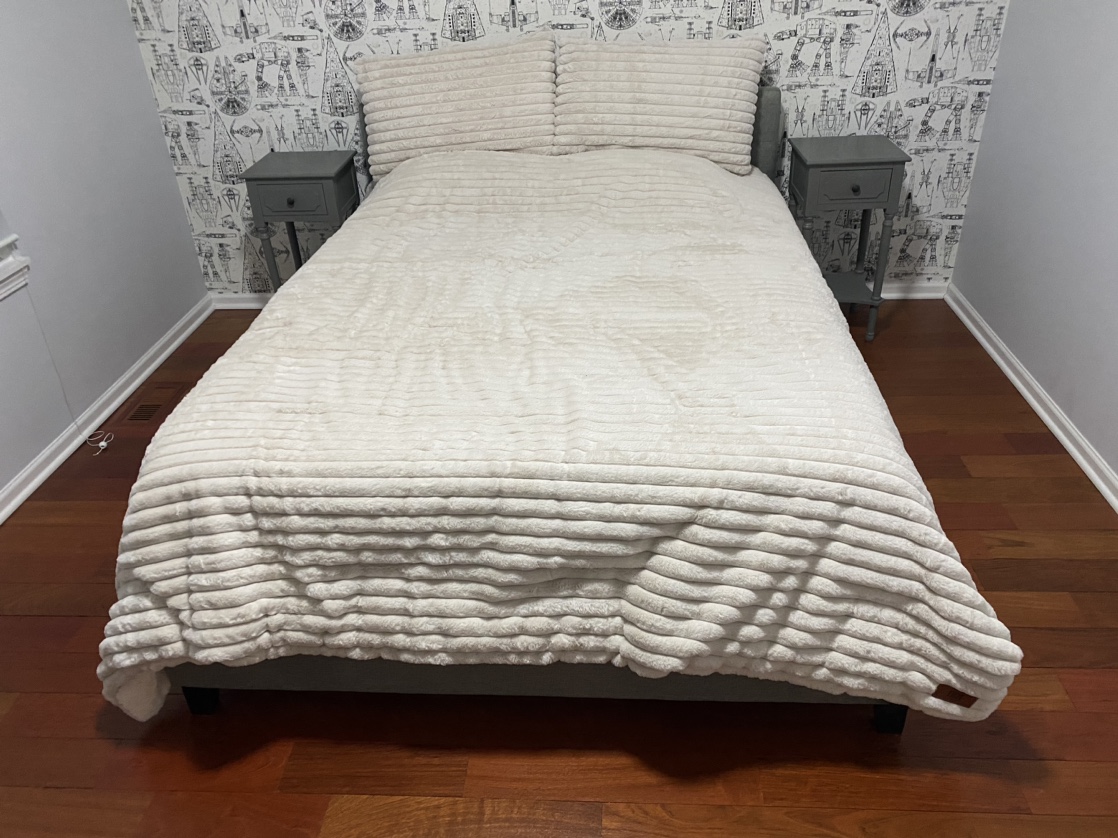 Queen bed (grey) - photo 2