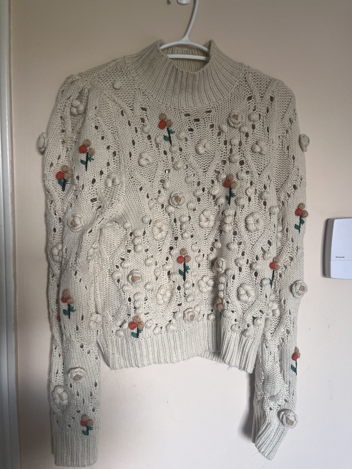 Zara Crochet PomPom Sweater image indicator(3)