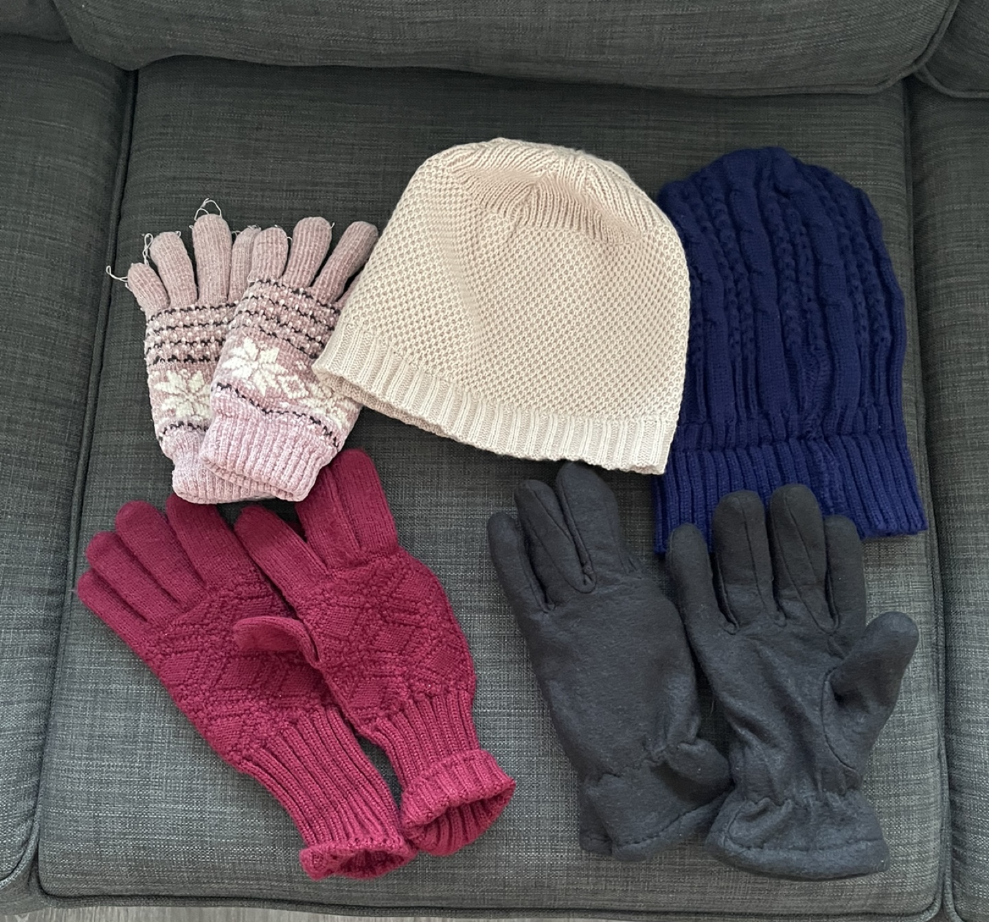Winter Accessories bundle #freecycle thumbnail
