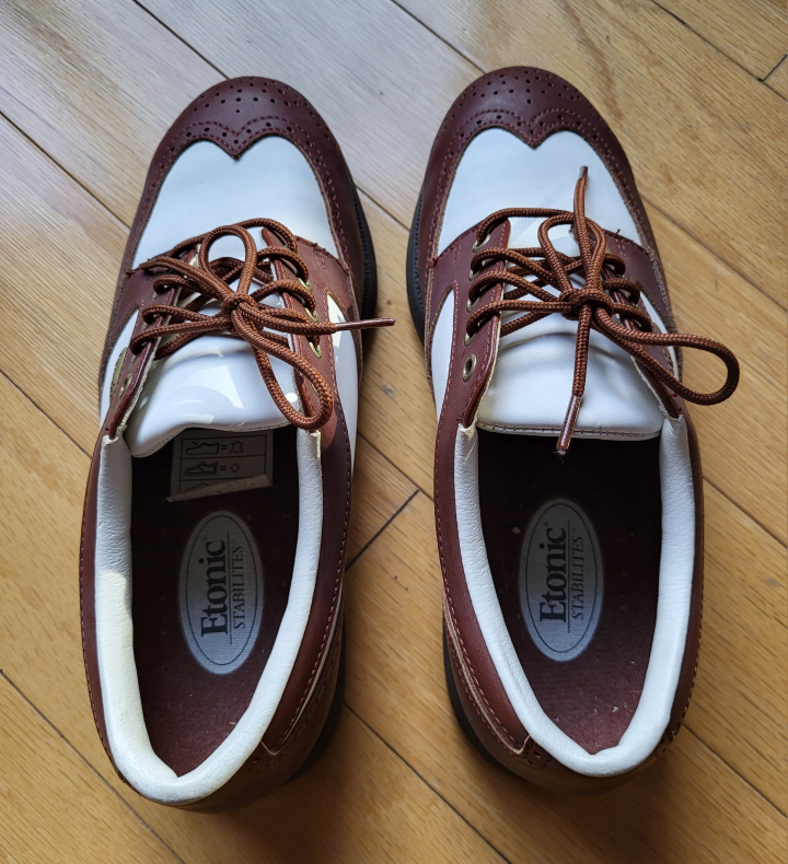 ❣️ Women's Golf Shoes Etonic Gore Tex Leather Lace Up - size 7.5 image indicator(2)