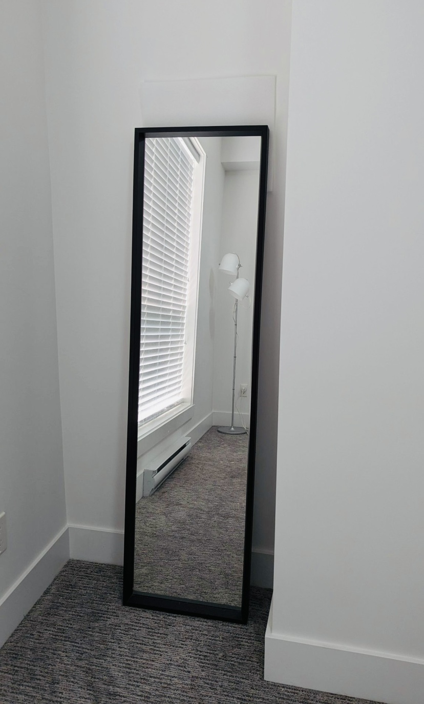 IKEA Nissedal full-length black mirror