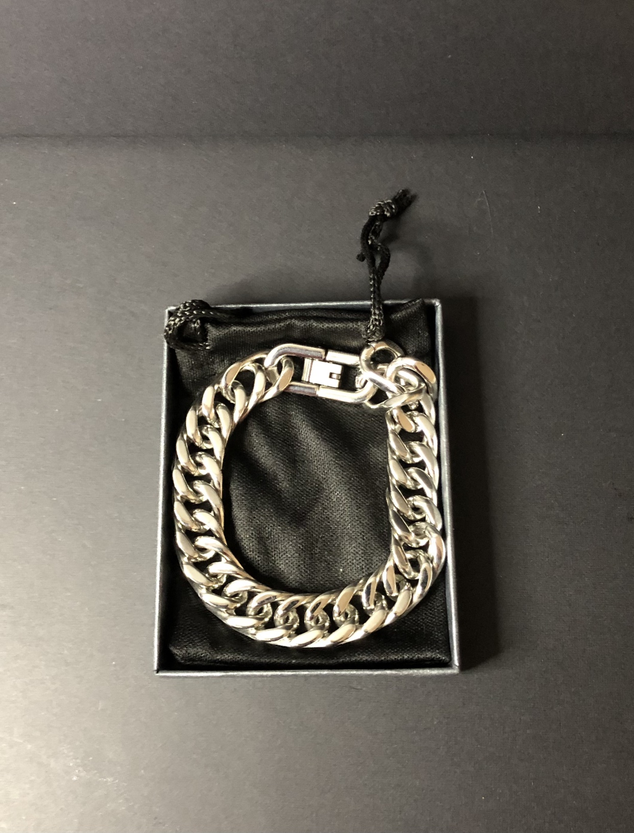 New ThickStainless CubanCurb Bracelet