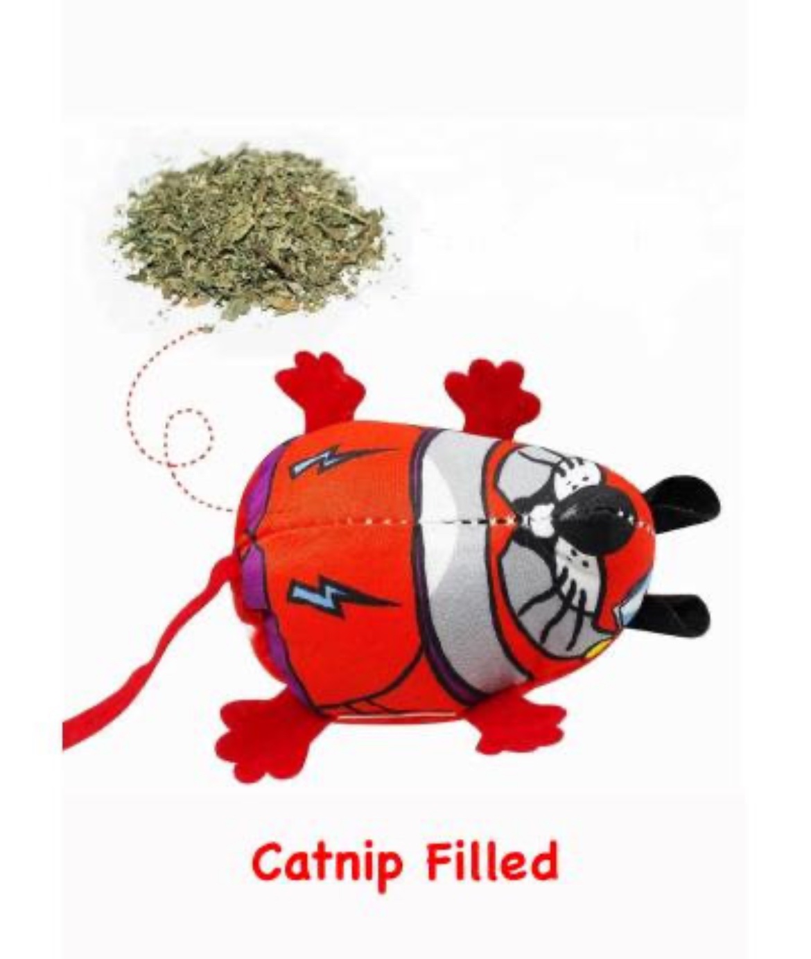 Set of 4 Catnip-Filled, and Bell Toys image indicator(5)