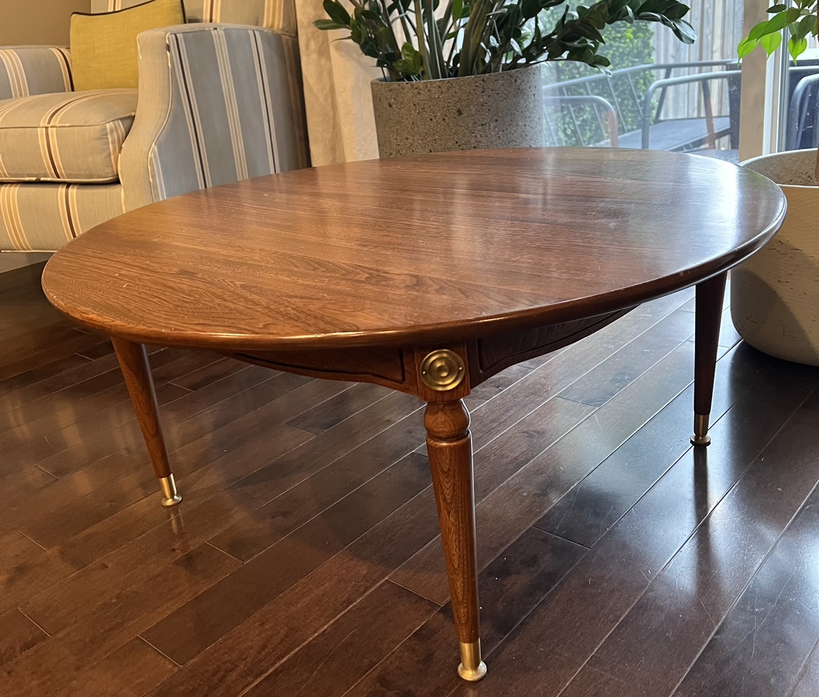 Mid Century Round Coffee Table