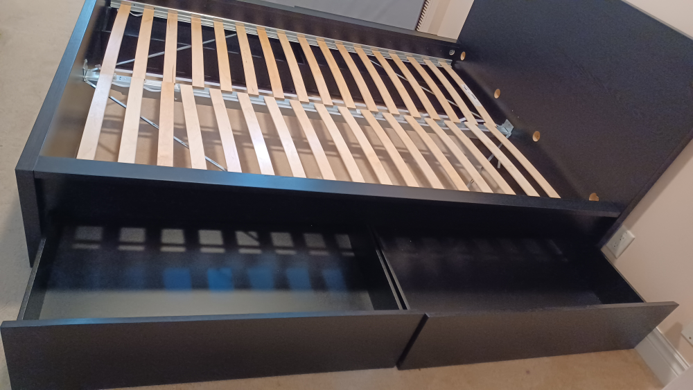Queen  Bed Frame with Storage