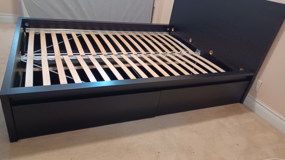 Queen  Bed Frame with Storage - photo 5