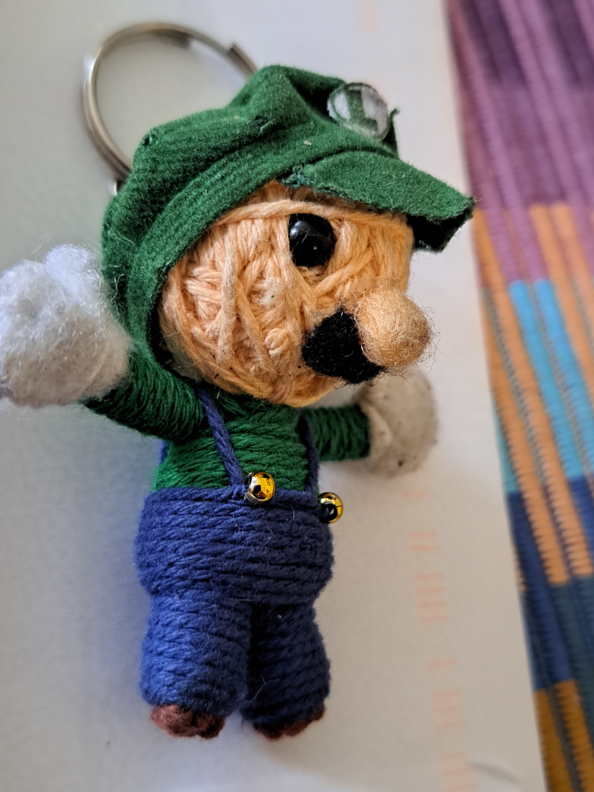 #free cycle Mario Bros. Keychain (new) image indicator(3)