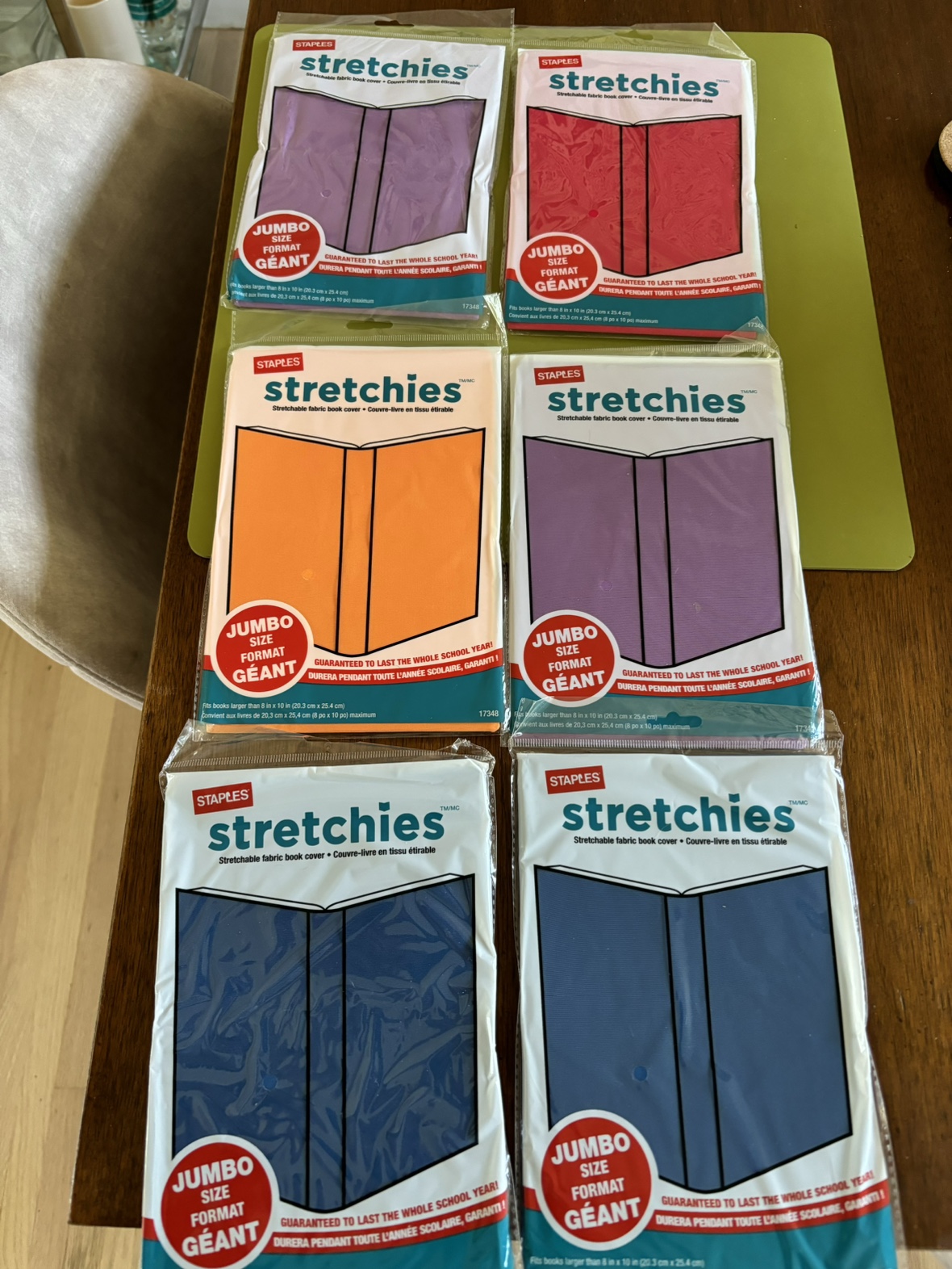 Book protectors back to school