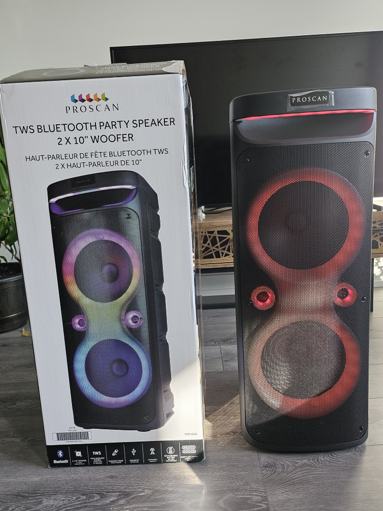 Proscan TWS Bluetooth Party speaker + Digital Karaoke - photo 2