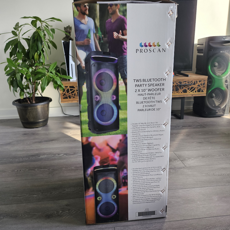 Proscan TWS Bluetooth Party speaker + Digital Karaoke - photo 4