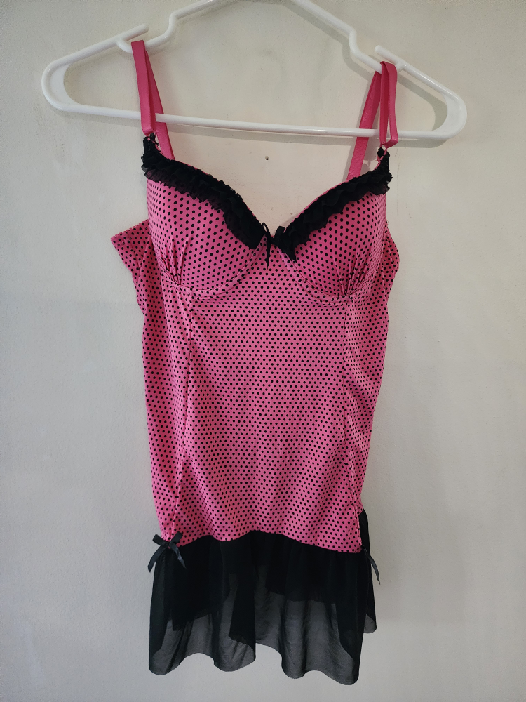 Pink Polka Dot Nighty thumbnail