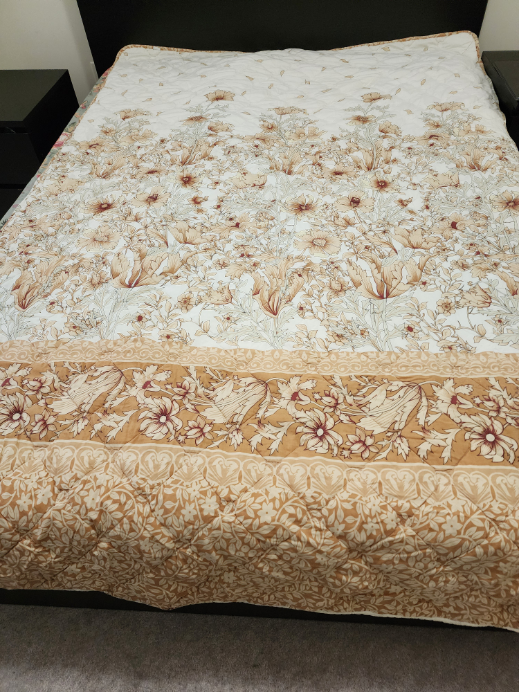 Floral Quilted Bedspread/ comforter - photo 4