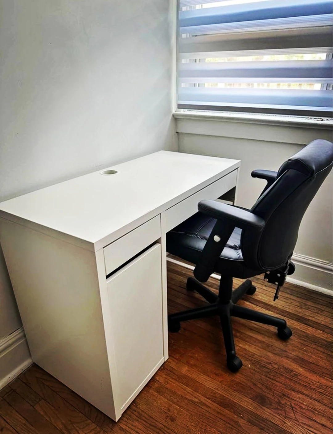 IKEA MICKE White Desk  with chair