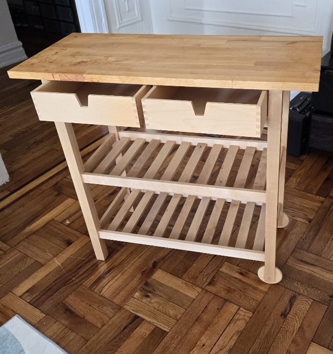 Wood kitchen cart - photo 2