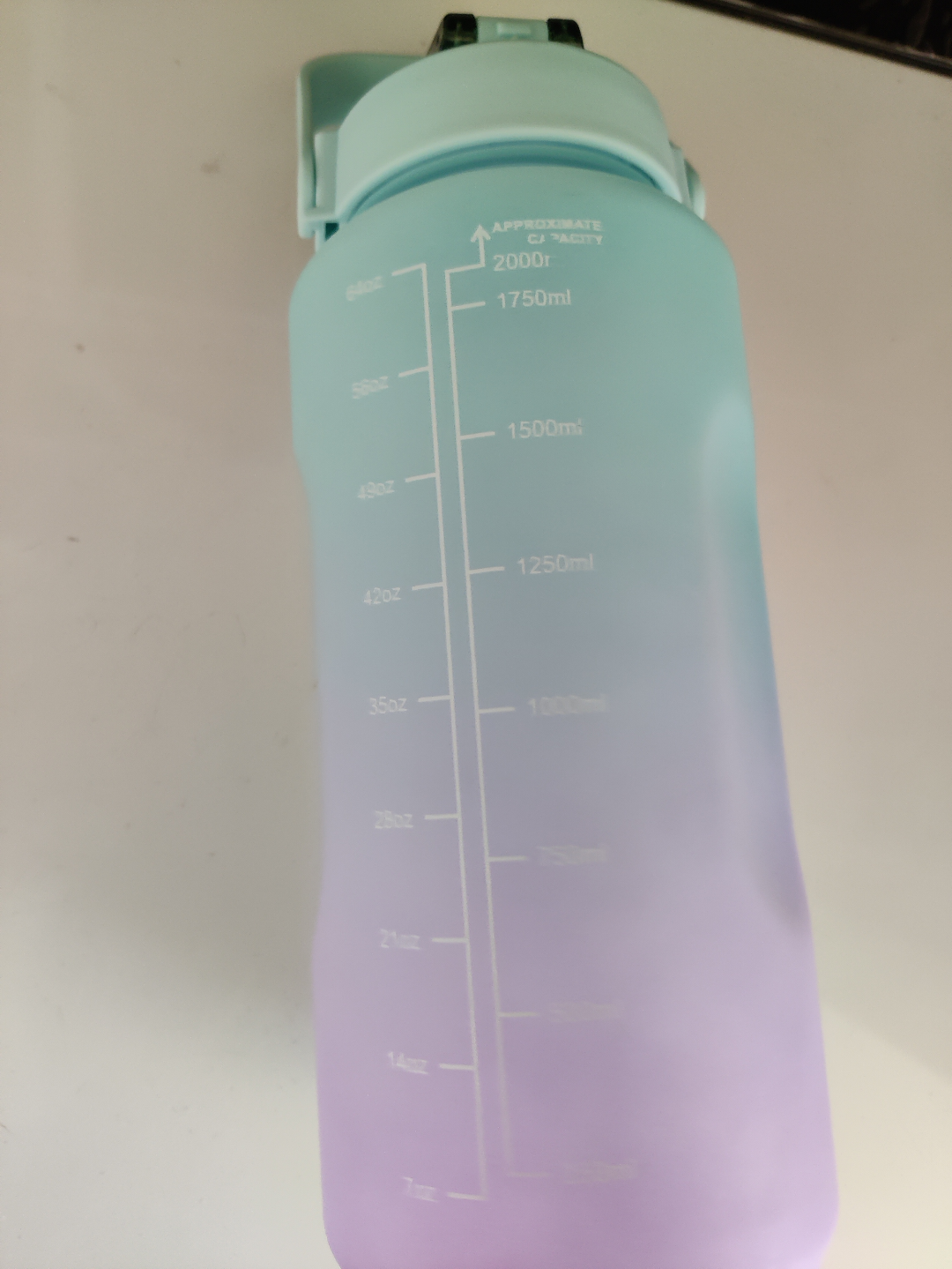 Motivational Water Bottle 2000ml image indicator(2)