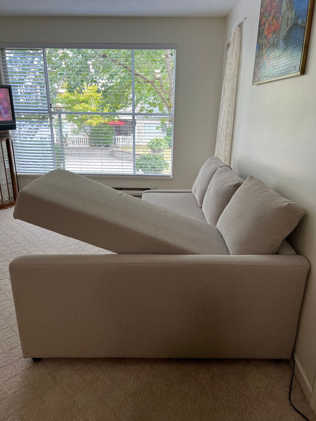 FRIHETEN Corner sofa-bed with storage, Skiftebo - photo 3