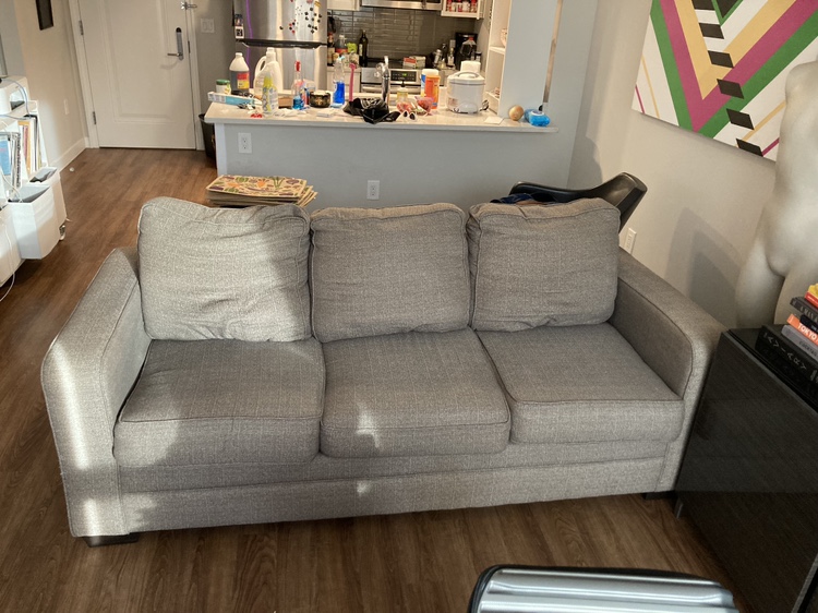 Grey/Tan sofa